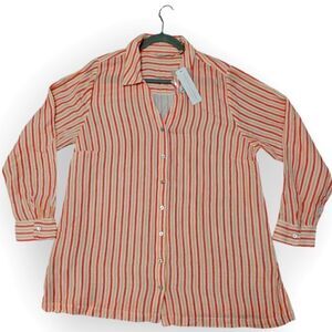 NWT SOFT SURROUNDINGS ESCAMBIA GAUZE TUNIC SHIRT SIZE 1X